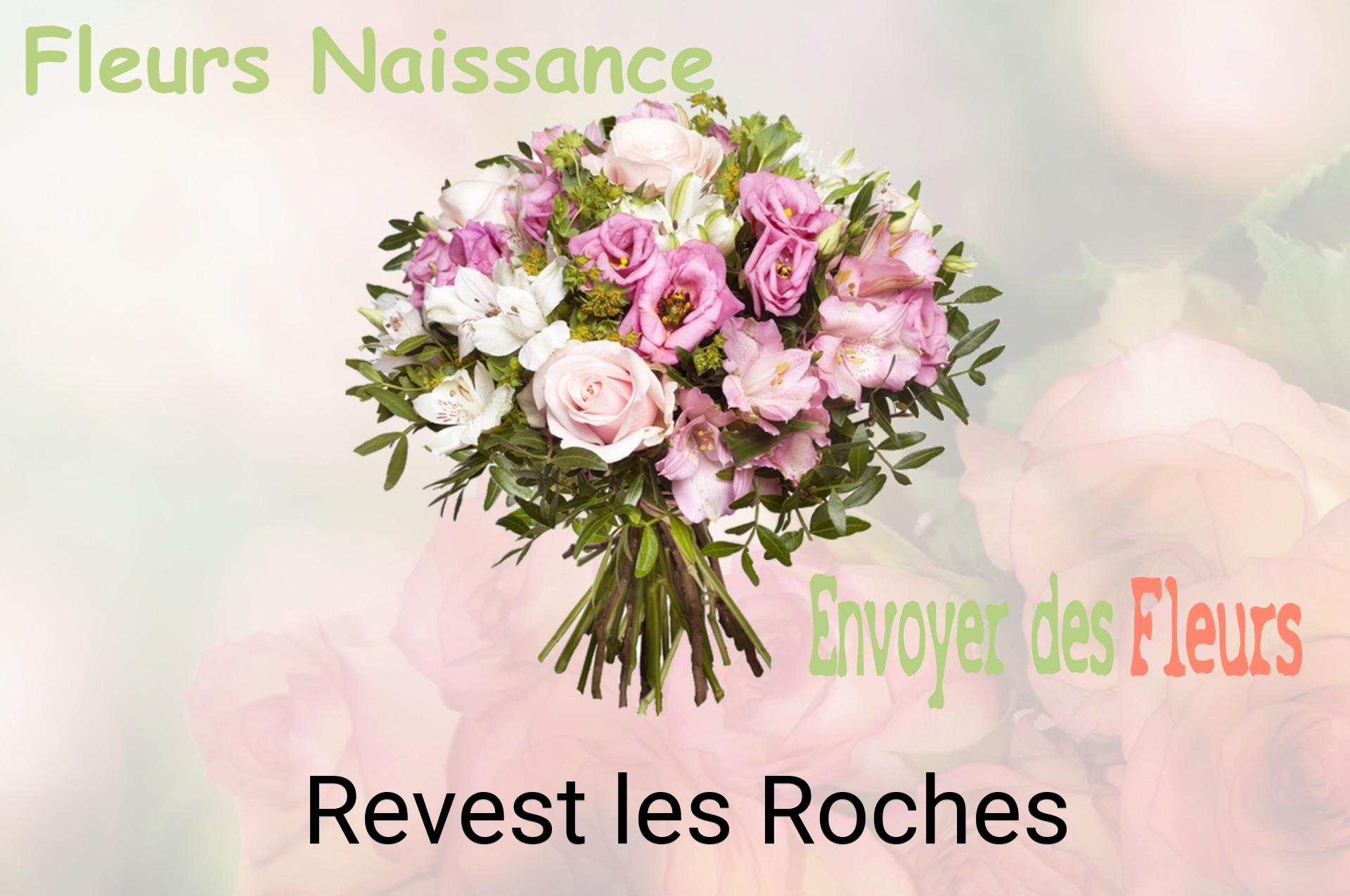 Bouquet de fleurs de naissance livré à Revest-les-Roches